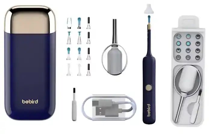 Bebird Earsight Plus I35R Ear Wax Removal Camera Kit | HD Wireless Flexible Otoscope & Pain - Free Tweezer - DorfaX