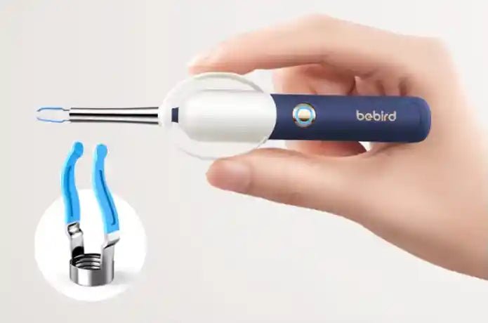 Bebird Earsight Plus I35R Ear Wax Removal Camera Kit | HD Wireless Flexible Otoscope & Pain - Free Tweezer - DorfaX
