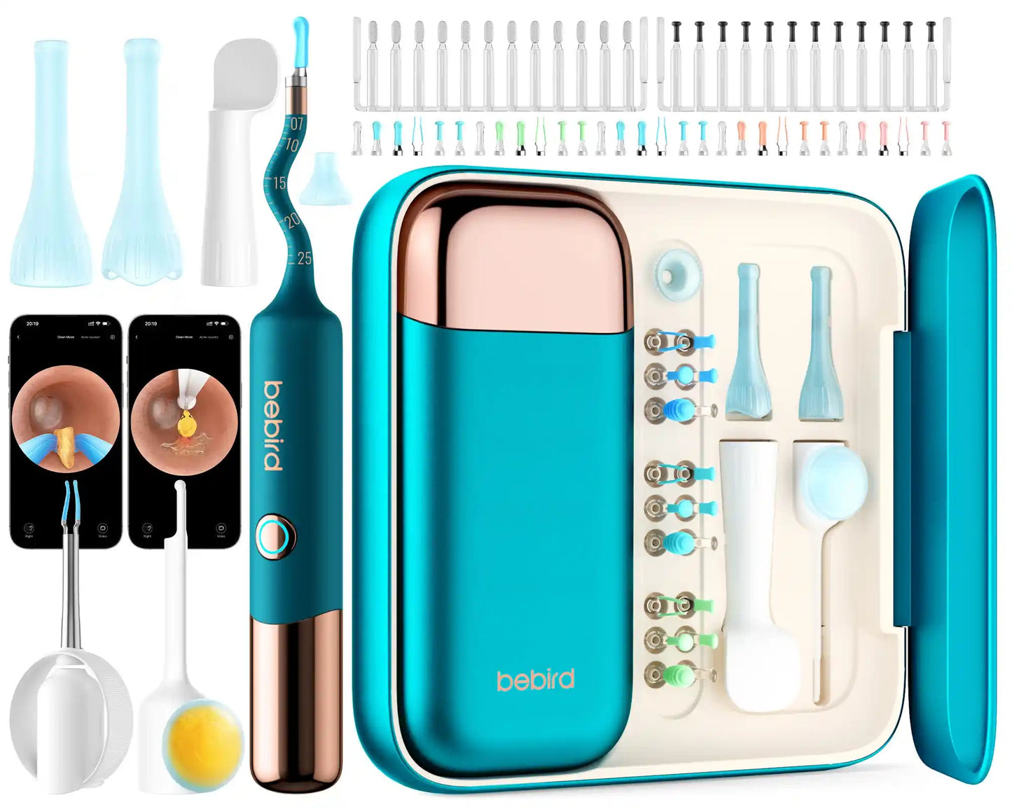 Bebird EarSight Ultra Smart Visual Ear Cleaning Device | 20MP High - Definition Camera | 5G Latency - Free Wireless Otoscope - DorfaX