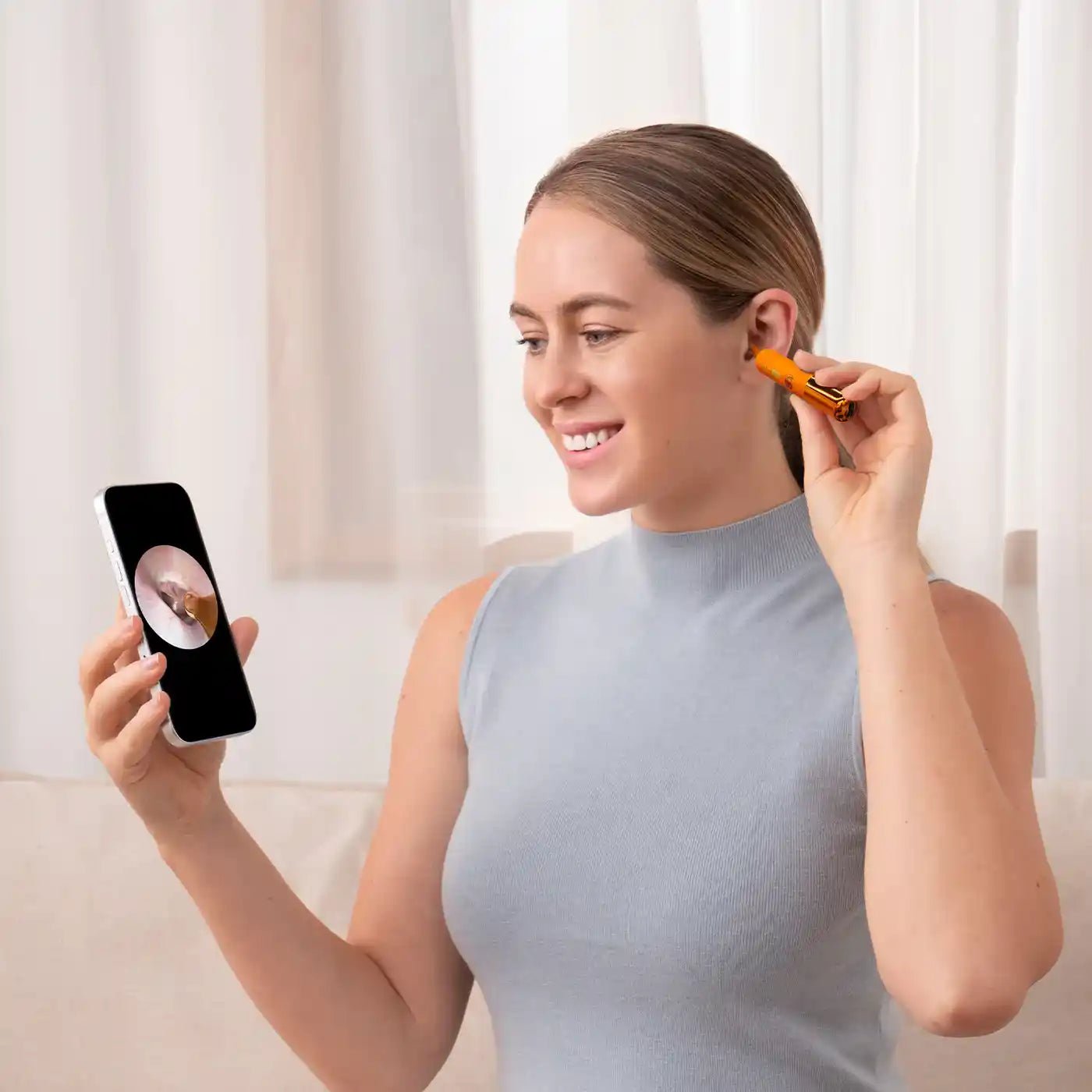 Bebird EarSight Ultra X Smart Visual Ear Cleaner | 20MP High - Fidelity Camera | 5G Zero - Latency Wireless Otoscope | Professional Cerumen Extraction Tool - DorfaX
