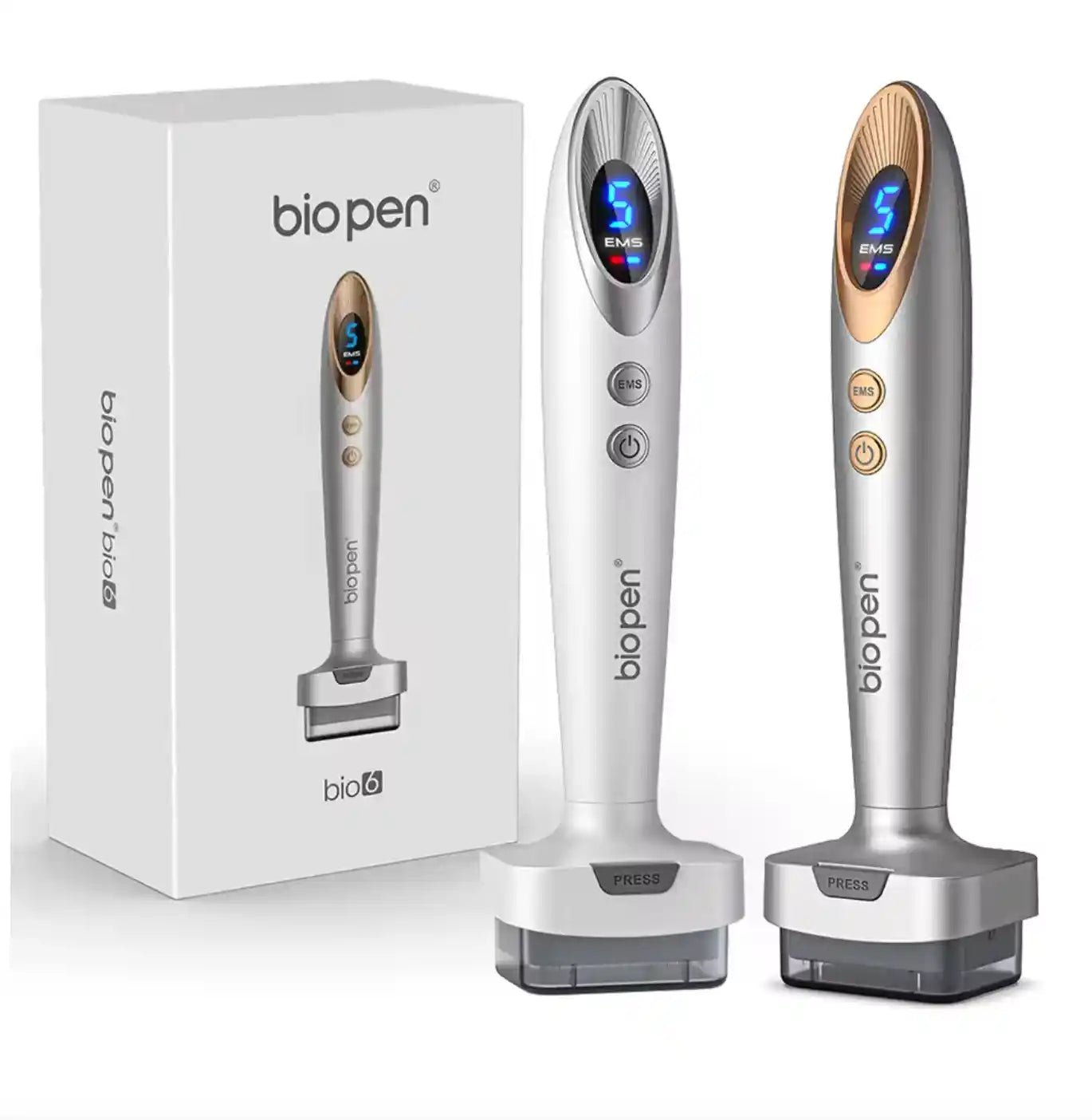 Electric Microneedling Derma Stamp Pen: 6 LED Light Therapy, EMS Microcurrent &amp; Vibration | 4 - in - 1 Skin Rejuvenation &amp; Hair Growth Device - DorfaX