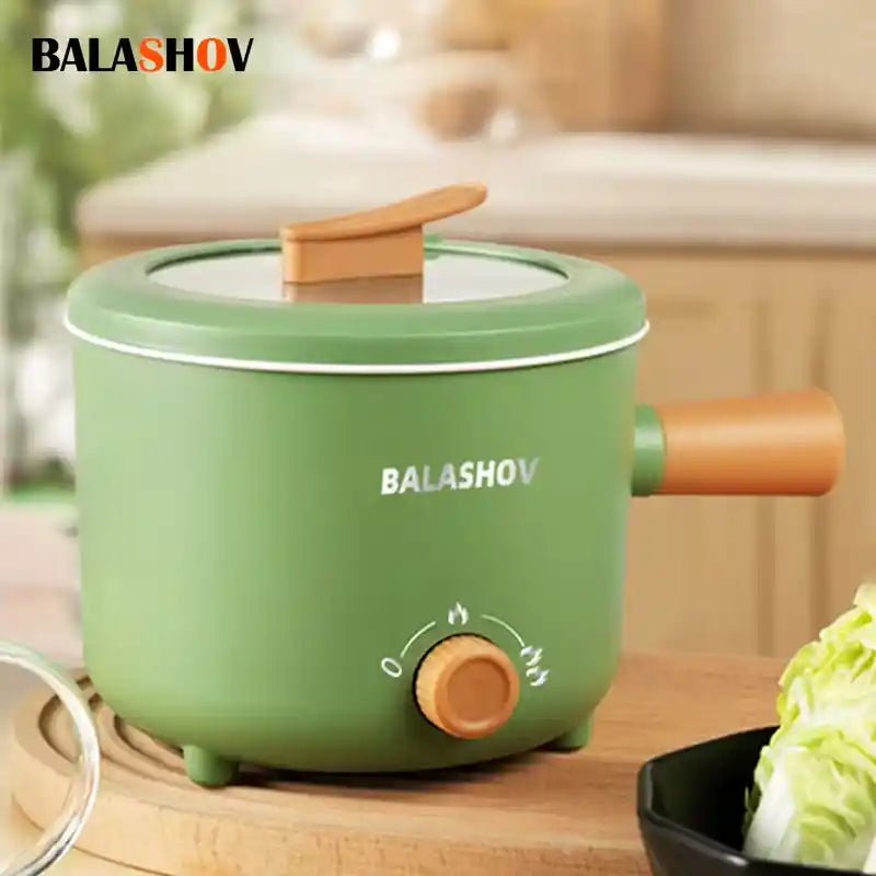 Household Multi Cooker Electric Pot: All - in - One Non - Stick Hot Pot & Rice Cooker | Dual Voltage 110V/220V Appliance - DorfaX
