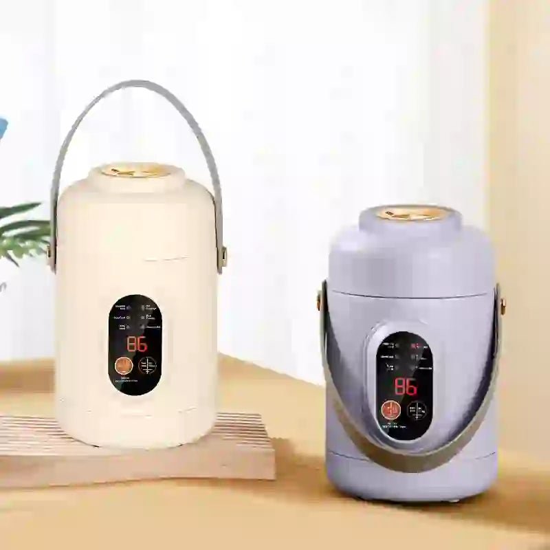 Portable Electric Cooker Multifunctional : Small Travel Rice Cooker, Hot Pot & Kettle | US 110V & EU 220V plug options - DorfaX