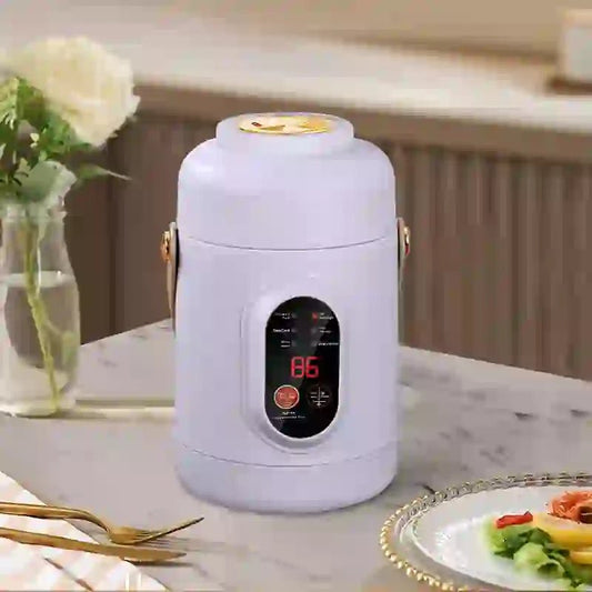 Portable Electric Cooker Multifunctional : Small Travel Rice Cooker, Hot Pot & Kettle | US 110V & EU 220V plug options - DorfaX