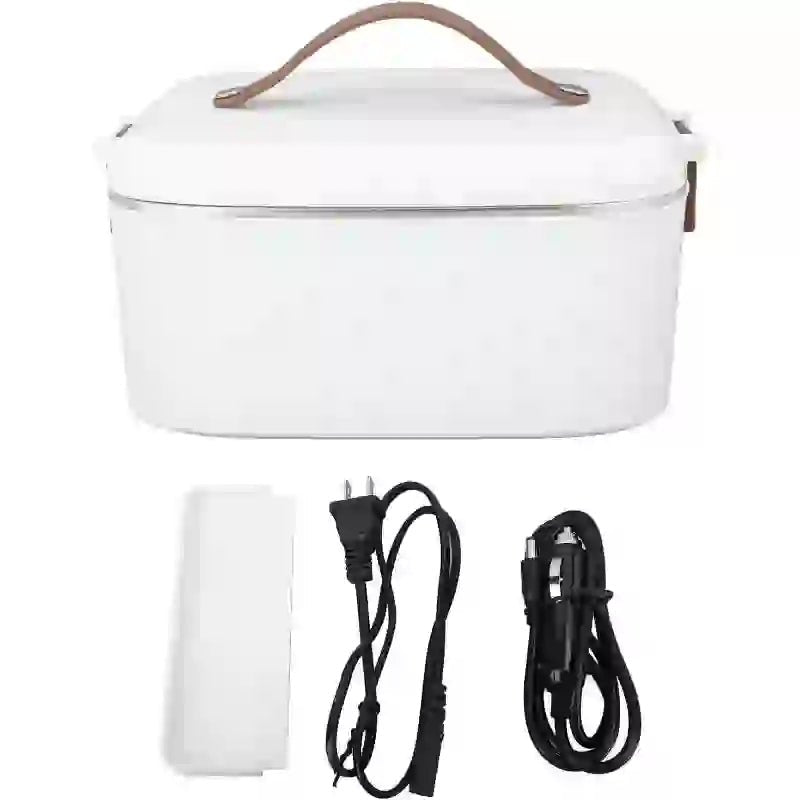 Portable Electric Lunch Box Food Warmer | 1.8L Large Capacity Liner for Home & Office | Even 360° Balanced Heating - DorfaX