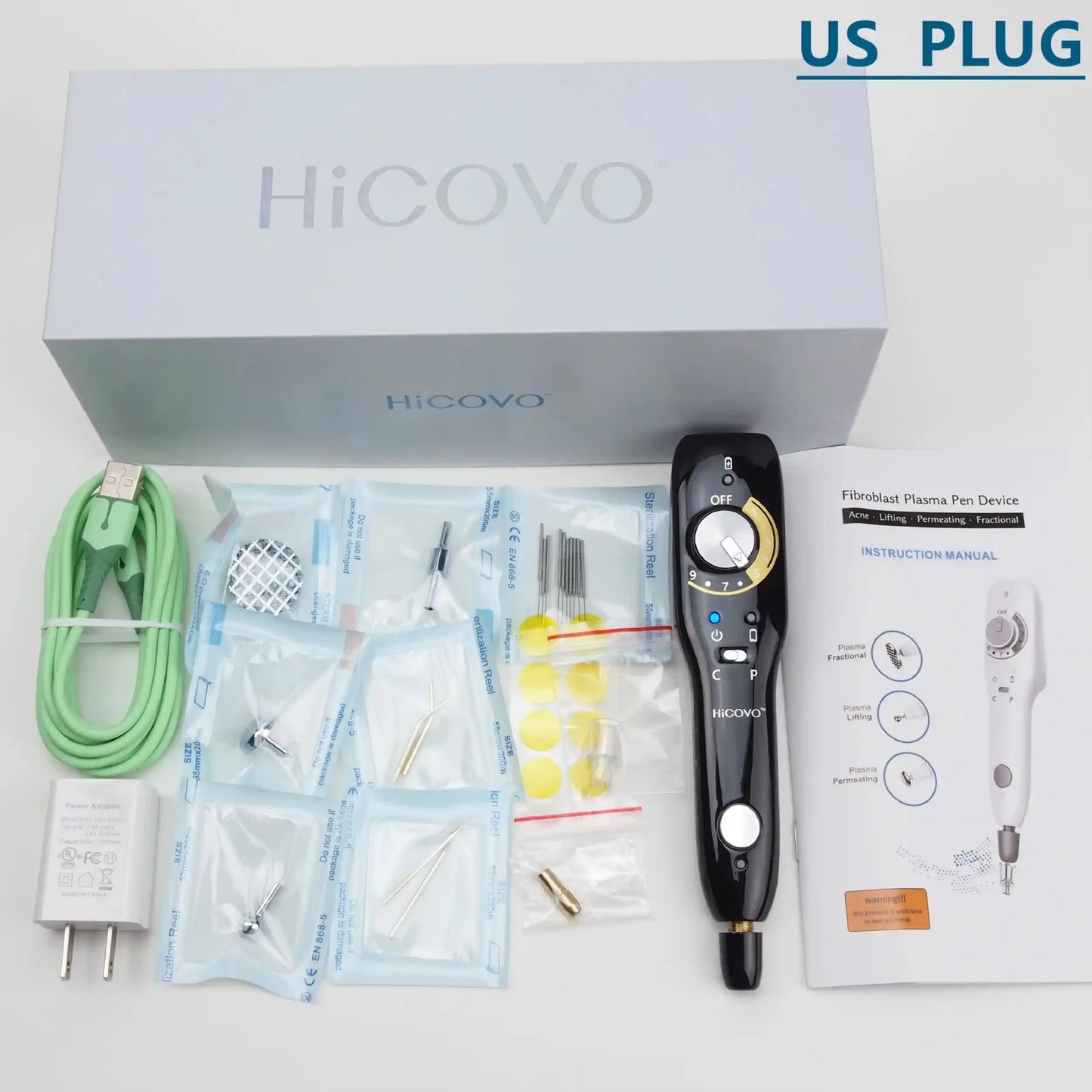 Professional Cold Plasma Pen: Wart, Dark Spot, & Skin Tag Remover | Fibroblast Eyelid Lift & Tightening Machine - DorfaX