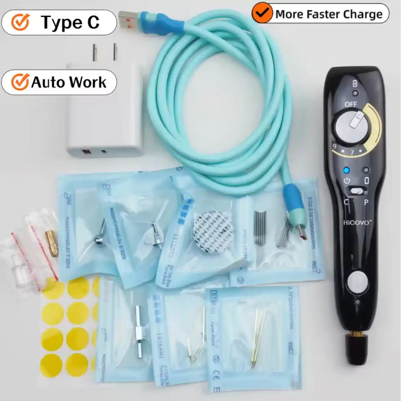 Professional Cold Plasma Pen: Wart, Dark Spot, & Skin Tag Remover | Fibroblast Eyelid Lift & Tightening Machine - DorfaX